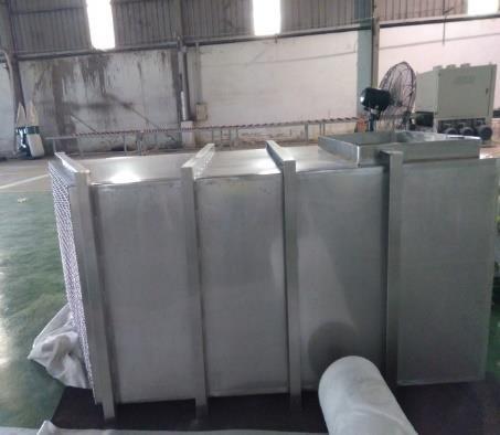 Stainless steel powder plant process pipework and ducting