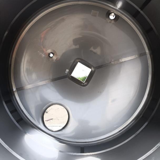 Stainless steel tanks and day bin silos for process plant
