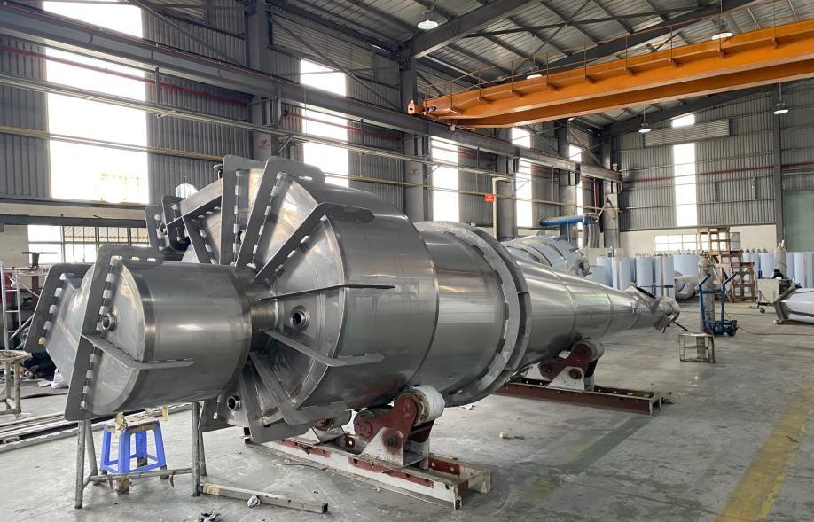 Stainless steel cyclone Ø1500mm for milk powder plant